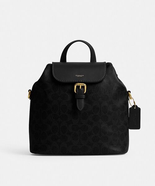 【新品未使用】COACH　コーチ　リュック バックパック　レディース ブラック COACH（コーチ） デイバック リュック パス バックパック