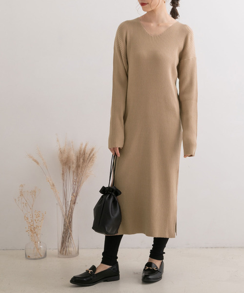 ワンピース vネックリブニットワンピース Zozotown Paypayモール店 通販 Paypayモール ワンピース vネックリブニットワンピース Zozotown Paypayモール店 通販 Paypayモール