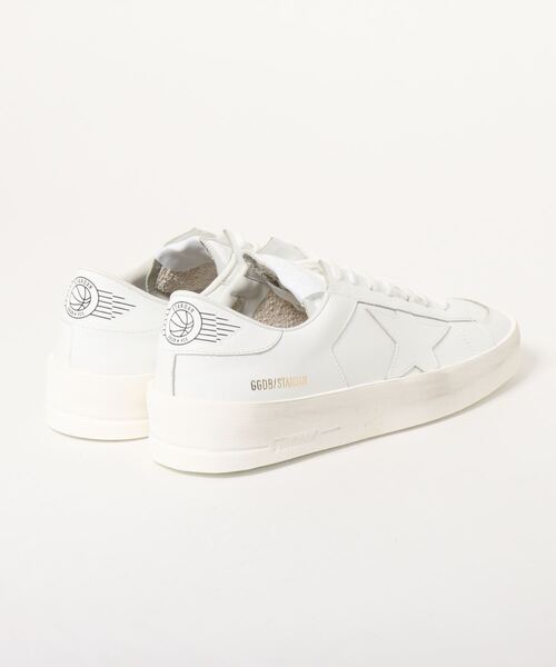 スニーカー GOLDEN GOOSE Stardan sneakers total white leather メンズの画像