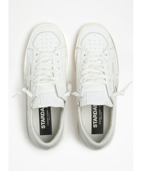 スニーカー GOLDEN GOOSE Stardan sneakers total white leather メンズの画像