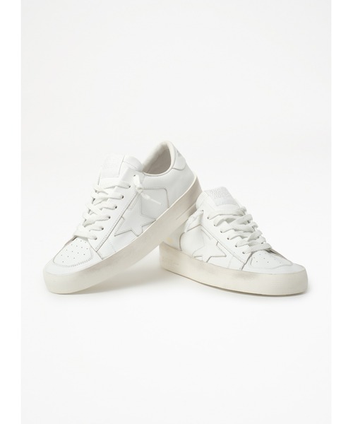 スニーカー GOLDEN GOOSE Stardan sneakers total white leather メンズの画像