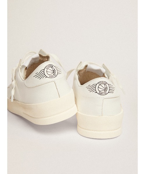 スニーカー GOLDEN GOOSE Stardan sneakers total white leather メンズの画像
