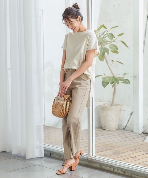 デニムパンツ ジーンス ワイドパンツ 30-46size 無地 7813 デニムワイドパンツ（股下73cm）（デニムパンツ）｜Honeys