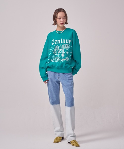 THE CENTAUR トレーナー スウェット A'GEM/9 × .kom「THE