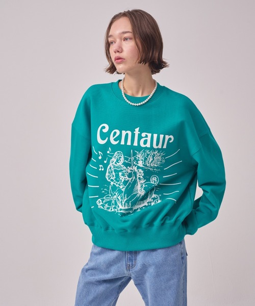 トレーナー スウェット A'GEM/9 × .kom「THE CENTAUR/ザセントール」CENTAUR STORY SWEATSHIRT/セントー A'GEM/9 × .kom『THE CENTAUR/ザセントール』CENTAUR STORY