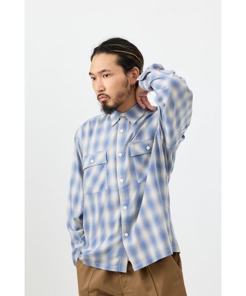 美品 BIG MIKE オンブレチェック M シャドーチェック ボードシャツ 楽天市場】BIG MIKE ビッグマイク シャツ チェックシャツ