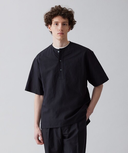 ORCIVAL リネンヘンリーネックシャツ MEN LINEN 100％ ORCIVAL（オーシバル）の「【ORCIVAL】リネンヘンリーネック