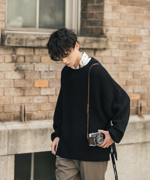 Rocky Monroe セーター ニット オーバーサイズ サイドレース