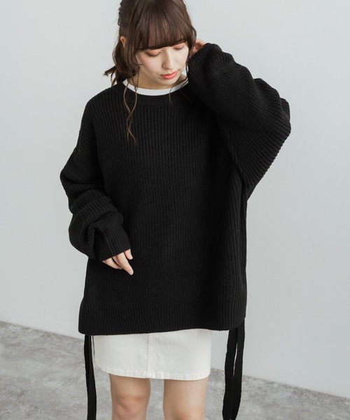 Rocky Monroe セーター ニット オーバーサイズ サイドレース