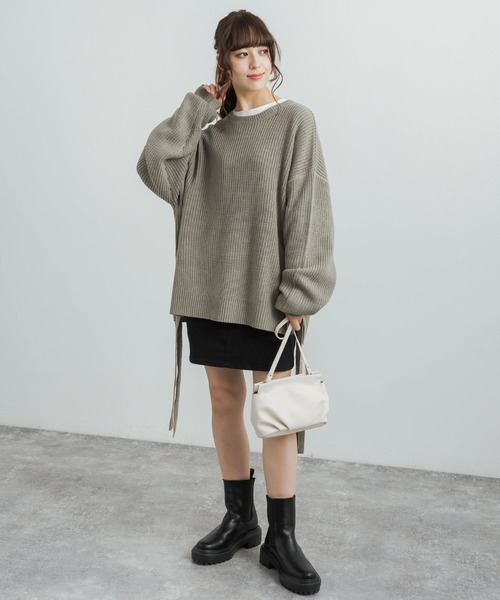 売れ筋商品|||エックスレイ ニット&セーター アウター レディース Men's Turtleneck Pull Over Sweater Sage ロッキーモンロー Rocky Monroe ニット セーター 無地 メンズ