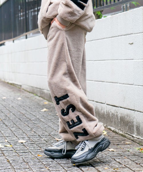 UNIT（NIXON） パンツ 「UNIIT/ユニット」 エコファーアップリケパンツ