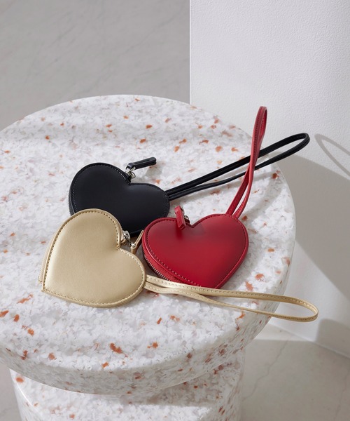 EFOLE（エフォル） エコバッグ Heart keyring charm pouch / ハート