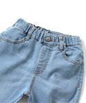 パンツ テーパードダメージデニムパンツ キッズ...の詳細画像5