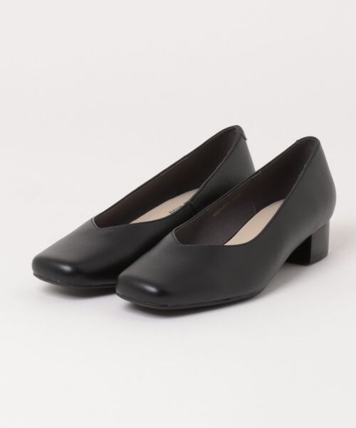 GRISE 4cmナロースクエアカットセパレートパンプス パンプス GRISE4cmナロースクエアカットセパレートパンプス