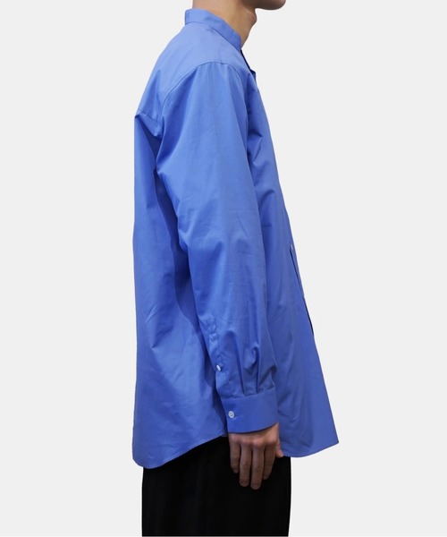 ATON シャツ 「ATON」 SUVIN BROAD BAND COLLAR SHIRT メンズ