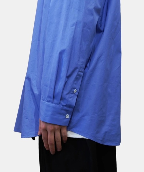 ATON シャツ 「ATON」 SUVIN BROAD BAND COLLAR SHIRT メンズ