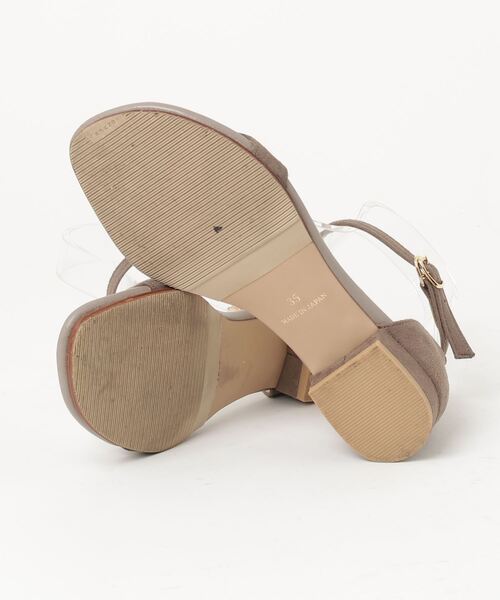 BEAUTY＆YOUTH UNITED ARROWS ヒールサンダル 35 ベージュ レディース