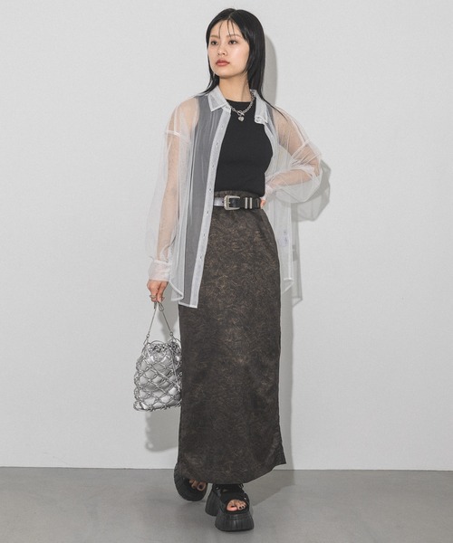 チュール シアーブラウス Rouge vif la cle｜チュール シアーブラウス | Rakuten Fashion