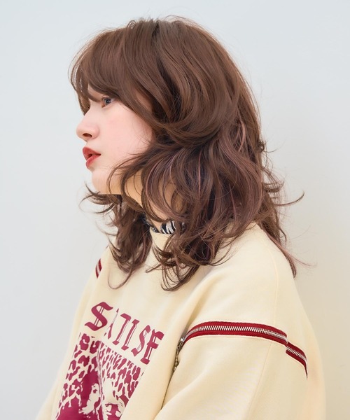 LINEASTORIA ブラウン ミディアムウィッグ、mywigミディアム　２点 LINEASTORIA ブラウン ミディアムウィッグ、mywigミディアム 2