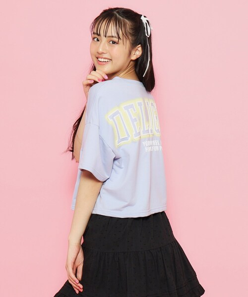 tシャツ FRONT GATHERED L/S BABY TEE レディース X-girl tシャツ FRONT GATHERED L/S BABY TEE レディース
