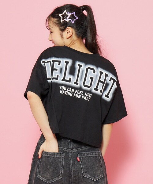 tシャツ FRONT GATHERED L/S BABY TEE レディース X-girl tシャツ FRONT GATHERED L/S BABY TEE レディース