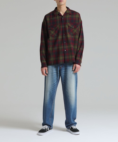 DELUXE シャツ x PENDLETON CHECKED SHIRTS メンズ レディース