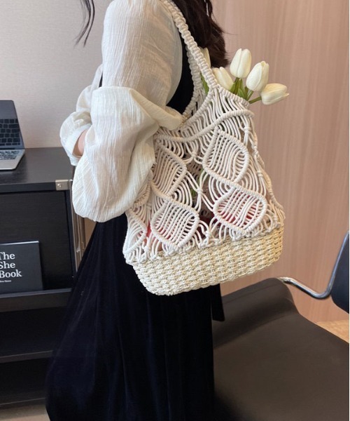 Chloe レース調レトロカゴバッグ