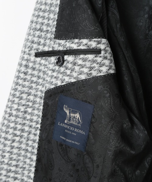 極美品 現行 メンズビギ LANIFICIO ROMA テーラードジャケット L 極美品 現行 メンズビギ LANIFICIO ROMA テーラードジャケッ