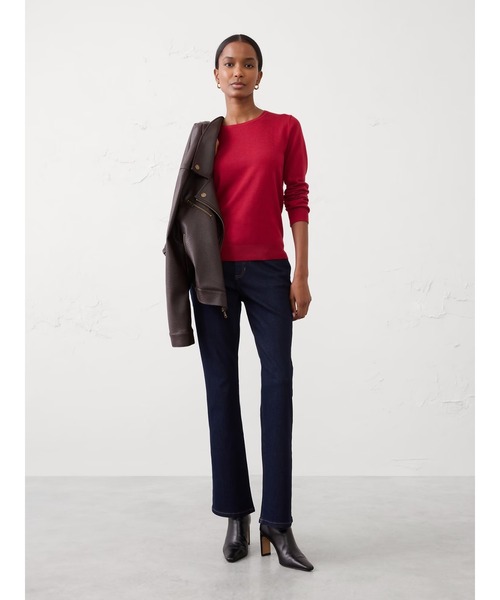 ニット セーター BANANA REPUBLIC FACTORY STORE　　フォーエバークルーネックセーター レディースの画像
