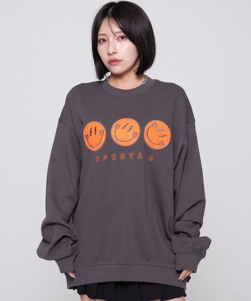 優れた品質 OY トレーナー スウェット 「OY/オーワイ」 TRIPLE SMILE LOGO トップス