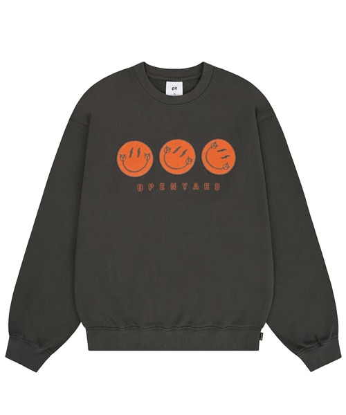 OY トレーナー スウェット 「OY/オーワイ」 TRIPLE SMILE LOGO