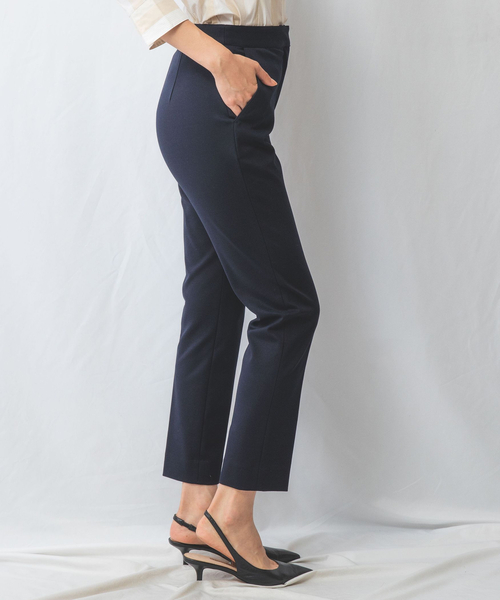 ナラカミーチェ（NARACAMICIE）/【NARACAMICIE】【セットアップスーツ対応】ポンチテーパードパンツ NARACAMICIE（ナラカミーチェ） パンツ 「NARACAMICIE」「セットアップ