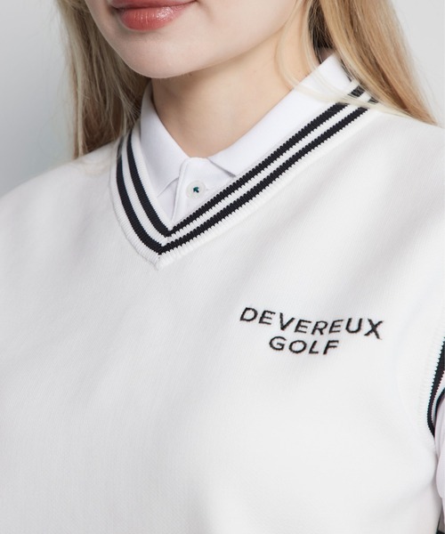 DEVEREUX GOLF ベスト ジレ コットンケーブルベスト メンズ