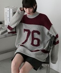 ニット セーター 「forksy.」ナンバリン...の詳細画像1