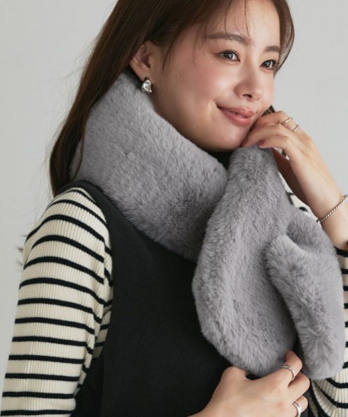 ■新品同様■ ETRO エトロ ラビットファー  ティペット ストール マフラー レディース ブラック系×ブルー系 FD2698 楽天市場】□新品同様□ ETRO エトロ ラビットファー ティペット