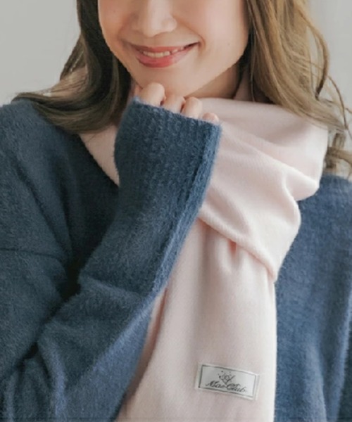 SETUP7 マフラー ストール 「MASCLUB」フリンジ無地ストール