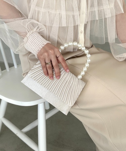 パーティーバッグ 【美品】パーティーバッグ ハンドバッグ (パーティーバッグ 結婚式 パーティー バッグ