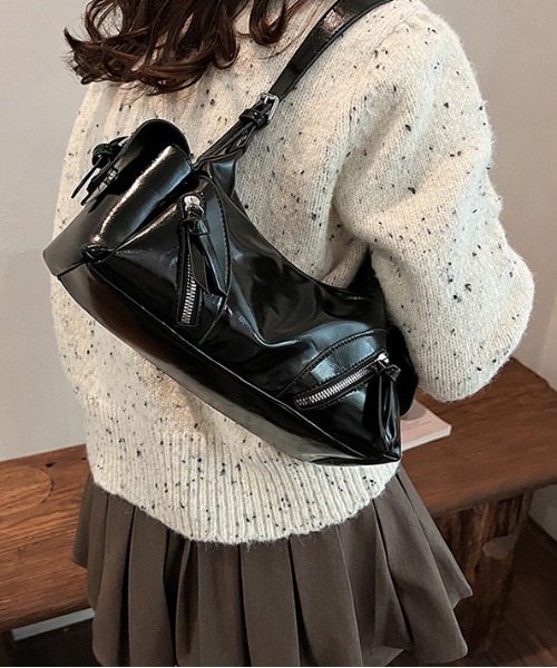 00s Y2K レザーバッグ ワンショルダー バッグ スタッズ archive archive studs one shoulder bag y2k 00s - メルカリ