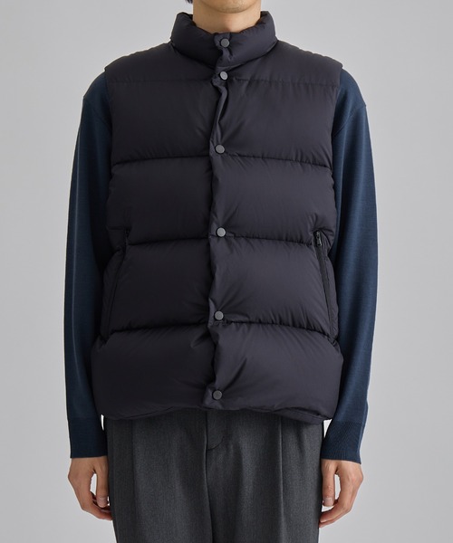 T*u様   ブラック メンズダウンベスト TAION（タイオン） ダウンベスト ベスト 「」「ユニセックス」ワーク V