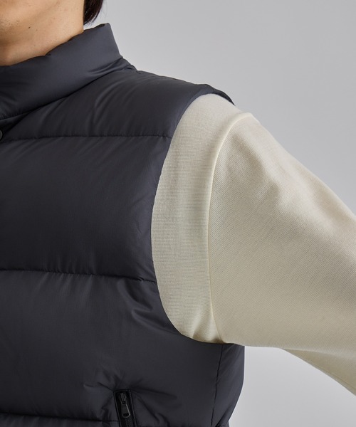 黒 ダウンベスト ユナイテッドトウキョウ　未使用品 セール】CLOUD TEX マイクロリップダウンベスト（ダウンベスト