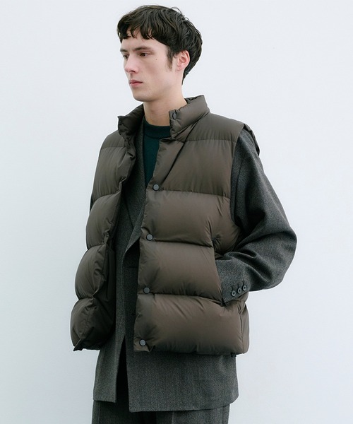 T*u様   ブラック メンズダウンベスト UNITED TOKYO（ユナイテッドトウキョウ） ダウンベスト ベスト CLOUD