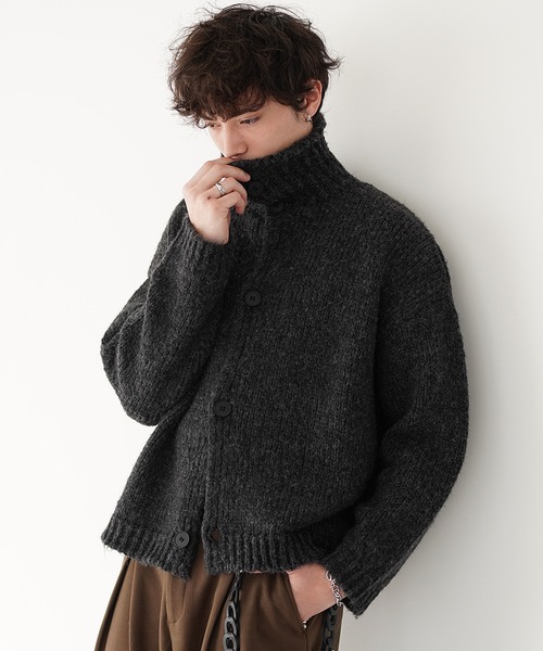 MinoriTY（マイノリティ） カーディガン 「MinoriTY」襟付きミックス