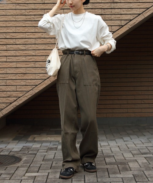 Shinzone - 【美品】  Shinzone / シンゾーン | SMART LONG TEE コットン スマート ロング Tシャツ | F | ホワイト | レディース THE SHINZONE シンゾーン 