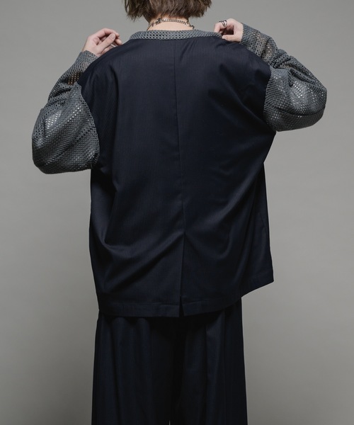 Casper John シャドーストライプテーラードジャケット CASPER JOHN（キャスパージョン）の「Shadow stripe tailored