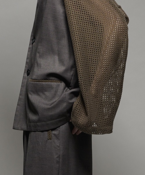 Casper John シャドーストライプテーラードジャケット CASPER JOHN（キャスパージョン）の「Shadow stripe tailored