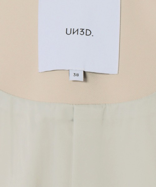 UN3D. ベスト ジレ UN3D./アンスリード/SHEER LAYERED VEST