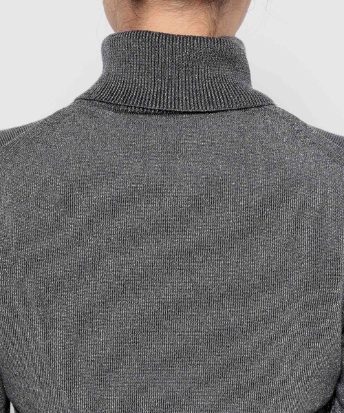 「HARE」 タートルネックニット FREE グレー レディース_画像8