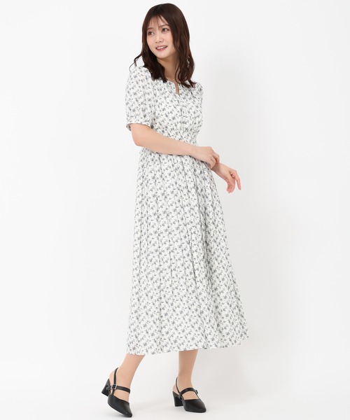 MISCH MASCH ワンピース 2025春夏新作 小花柄プリーツワンピース