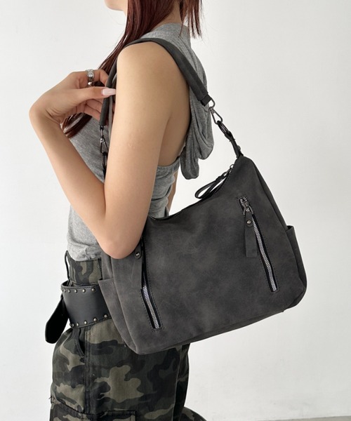 Bamm ショルダーバッグ バッグ ダブルジップ2wayショルダー