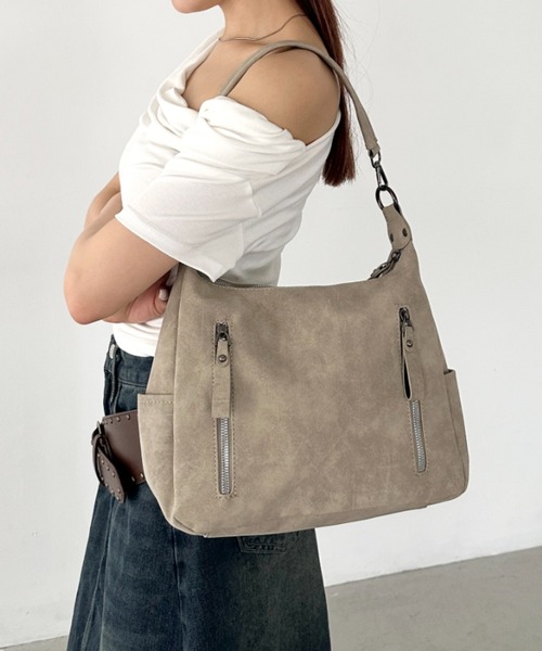 Bamm ショルダーバッグ バッグ ダブルジップ2wayショルダー